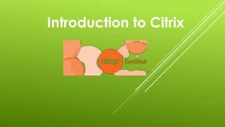 introduction to citrix
