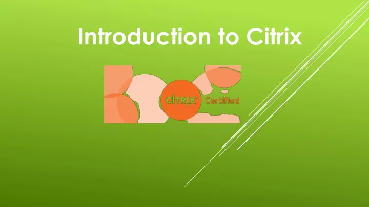 introduction to citrix