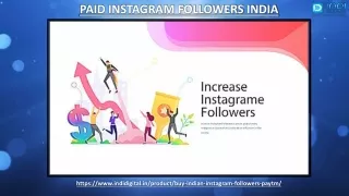 Get paid and real instagram followers india