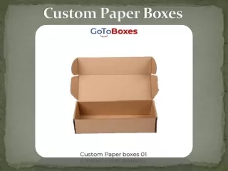 custom paper boxes