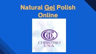 Natural Gel Polish Online