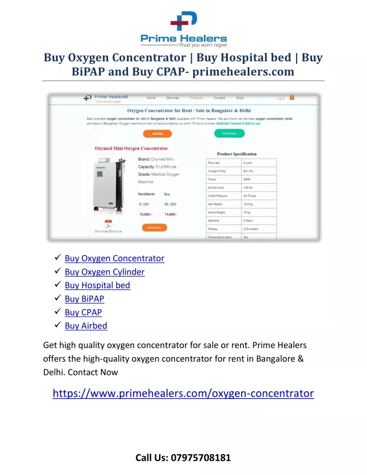 buy oxygen concentrator buy hospital