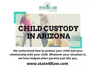 Scottsdale Child Custody and Child Custody in Scottsdale, AZ