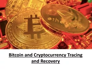 Bitcoin and Cryptocurrency Tracing and Recovery