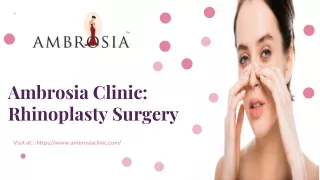 Rhinoplasty Reasons, Risk, Procedure, and Recovery