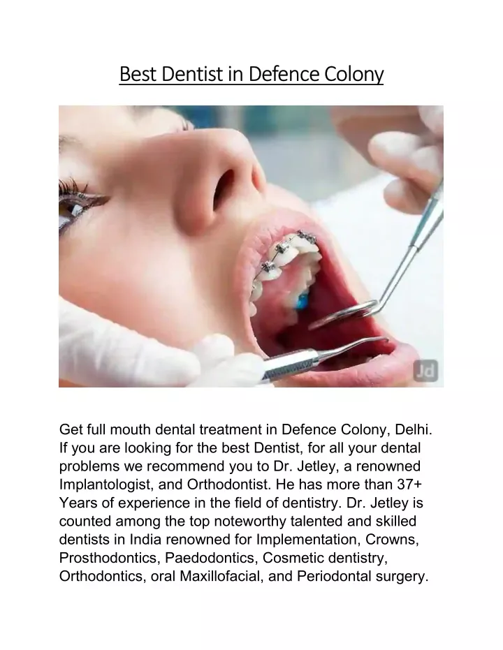 best dentist in defence colony best dentist