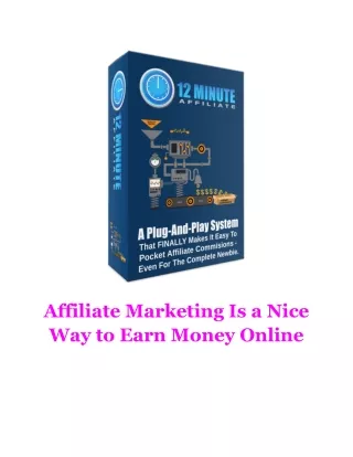 Affiliate Marketing Ideas To Make Money