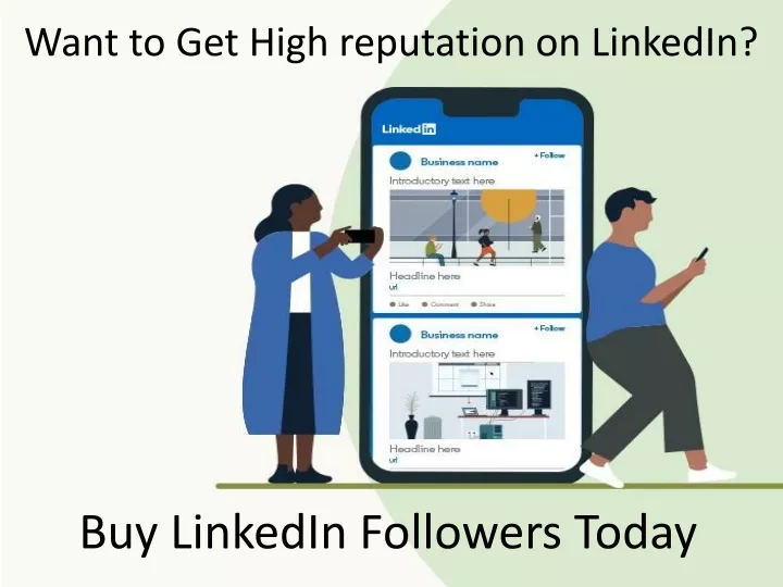 want to get high reputation on linkedin