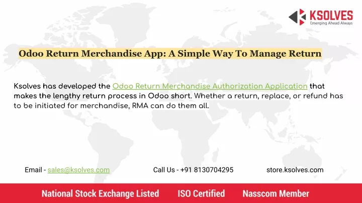 odoo return merchandise app a simple