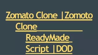 zom a to clone zomoto