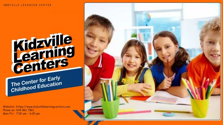 kidzville learning centers