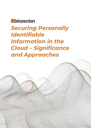 Securing Personally Identifiable Information in the Cloud