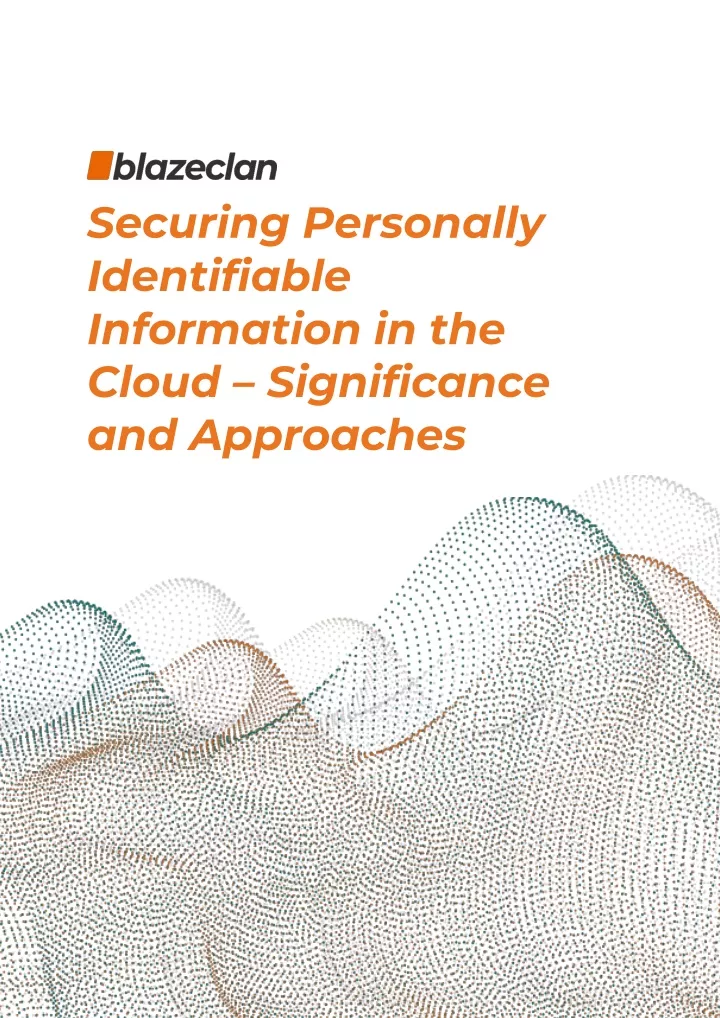 securing personally identifiable information