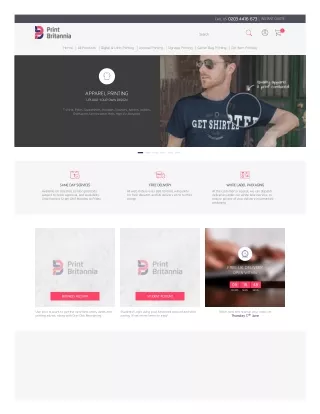 Print Britannia - Same Day Printing Services in London.