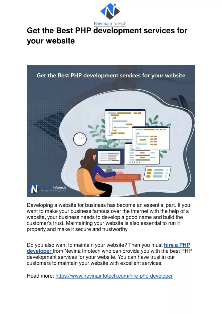 get the best php development services for your