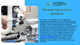 The best tips to hire a plumbers (2)
