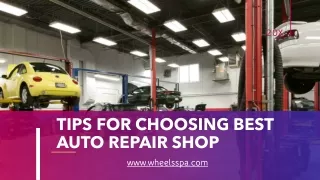 TIPS FOR CHOOSING BEST AUTO REPAIR SHOP