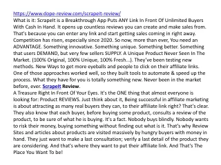 https www dope review com scrapeit review what