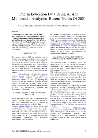 phd in education data using ai and multimodal