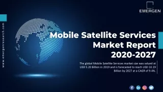 Mobile Satellite Services Market