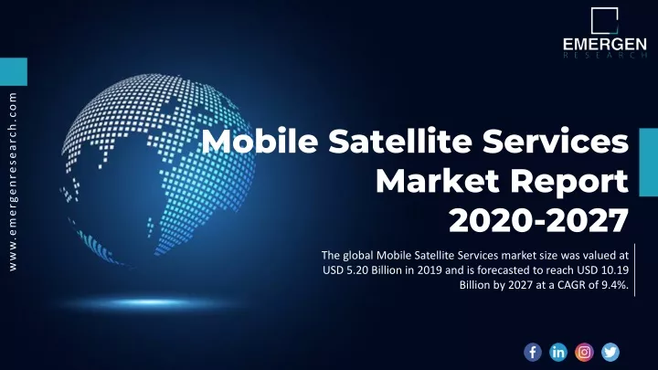 mobile satellite services market repor t 2020 2027