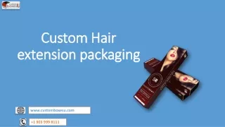 custom hair extension packaging