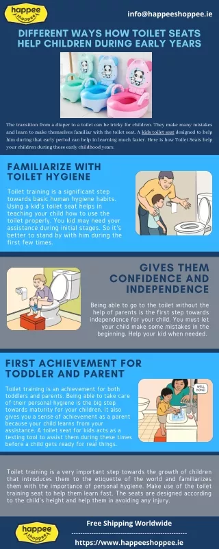 Different ways how Toilet Seats help children during early years