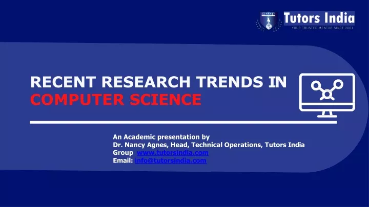 recent research trends in computer science