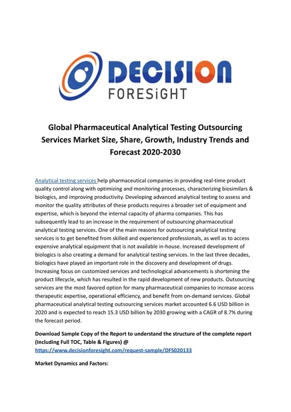 Global Pharmaceutical Analytical Testing Outsourcing Services Market.docx