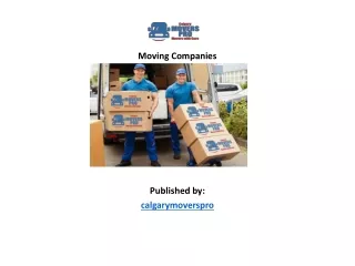 Moving Companies