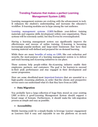 Trending Features that makes a perfect Learning Management System-converted