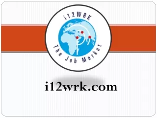 IT Jobs Available For Fresher and Experienced | i12wrk