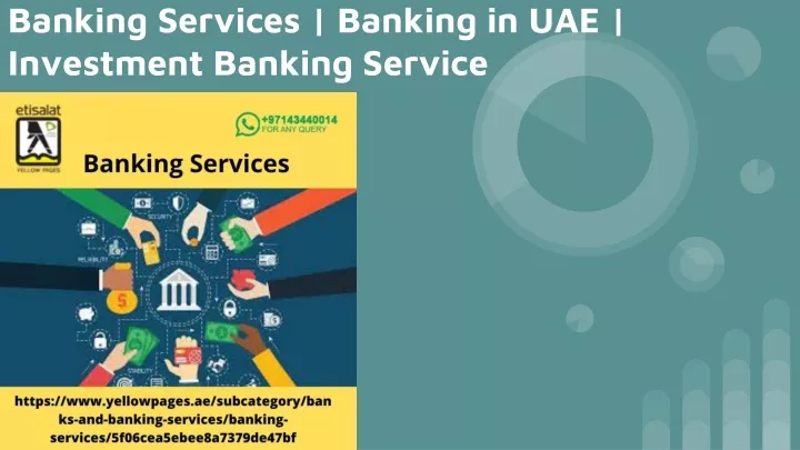 banking services banking in uae investment banking service