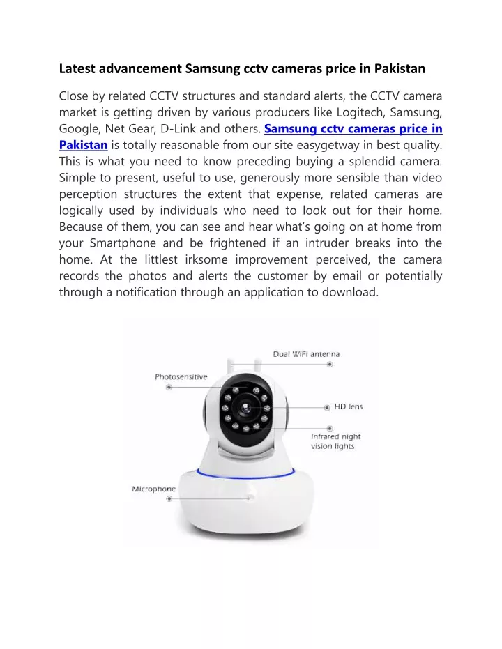 latest advancement samsung cctv cameras price