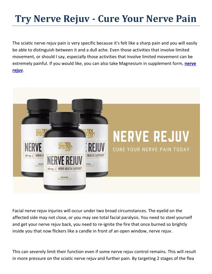 try nerve rejuv cure your nerve pain