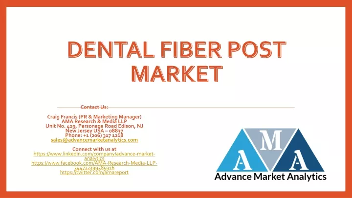 dental fiber post market