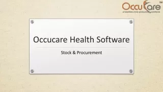 occucare health software