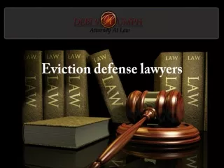 Eviction defense lawyers