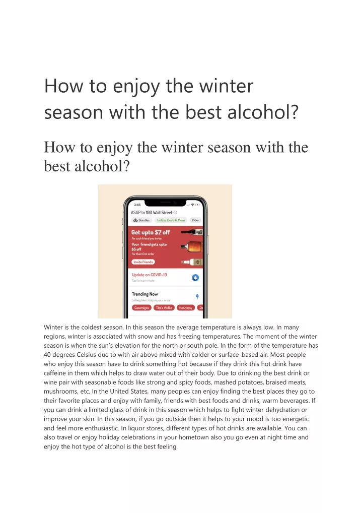 how to enjoy the winter season with the best