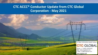 ACCC® Conductor Update from CTC Global Corporation May 2021