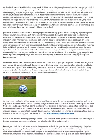 Agen Judi Bola Online Indonesia Terpercaya-8 Teknik Terunggul Untuk Menjual Sesu