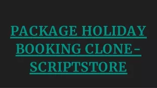 package holiday booking clone scriptstore