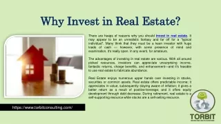 Why Invest in Real Estate