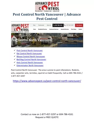 Rat Control North Vancouver