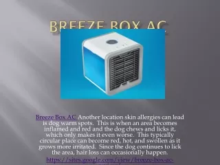 breeze box ac another location skin allergies