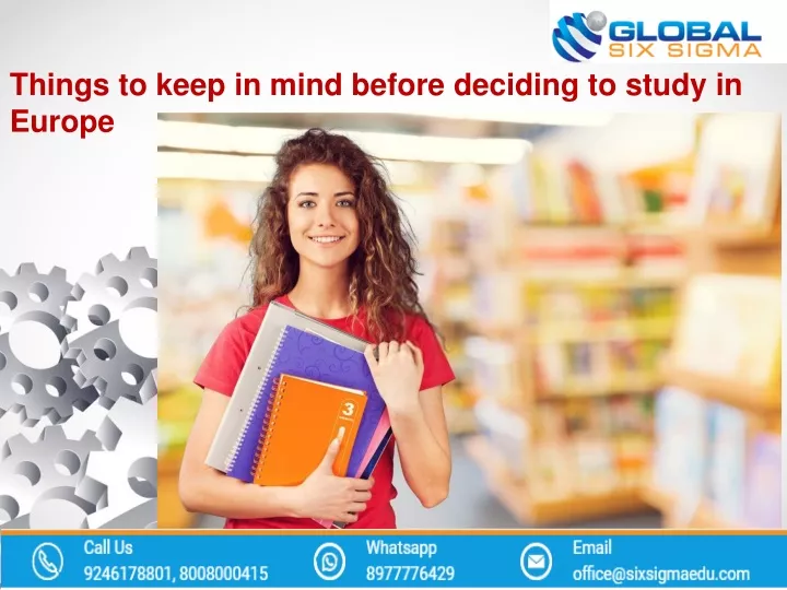 things to keep in mind before deciding to study