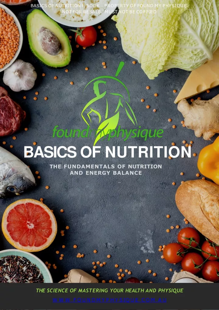 basics of nutrition e book property of found