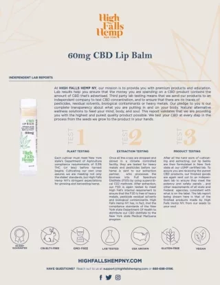 60mg CBD Lip Balm