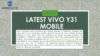 Vivo Y31 Mobile