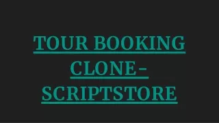 tour booking clone scriptstore